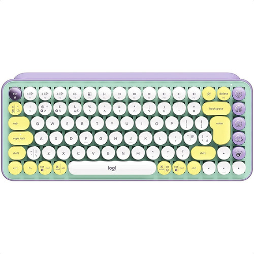 Teclado Logitech Pop Keys Daydream Mecanico Emojis Inalambri