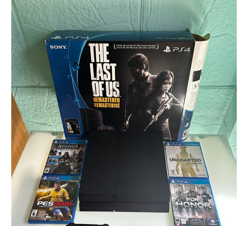 Sony Playstation 4 500gb + 6 Juegos + 2 Joysticks Originales