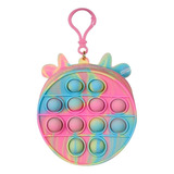 Monedero Fidget Toy Pop It Juguete Burbuja Anti Estres 1021 Color Vaca Multicolor 1