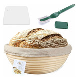 Molde Para Pan Banneton Bakery, 23 Cm, Forro De Tela De Lino