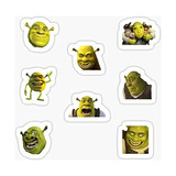 Shrek Meme Sticker Pack Sticker Pack - Adhesivo Gráfico  Au
