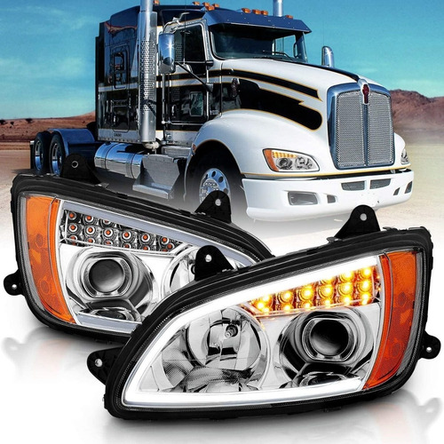 Par De Faros Tira Led  Kenworth T660 2008-2016