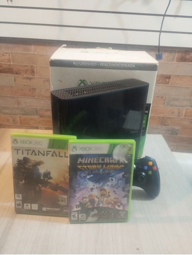 Xbox 360 Slim E 20gb Con Jaja Con 2 Juegos 