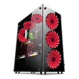 Gabinete Gamer Vidro Usb3.0 Xway 01150 Com 8 Fan Cooler