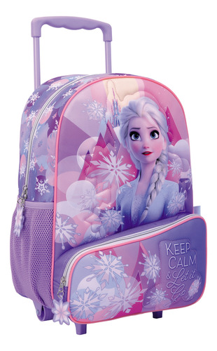 Mochila Carro 16puLG Disney Princesas Frozen Mundo Manias