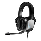 Headset Fone De Ouvido Over-ear Gamer Hp H220 Com Luz Led