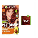 Tinte Garnier Nutrisse Colorissimos Tono 6646 Cobrizo Rubi