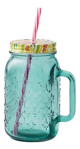 The Pioneer Women Sunny Days - Vaso Para Beber Con Popote Y