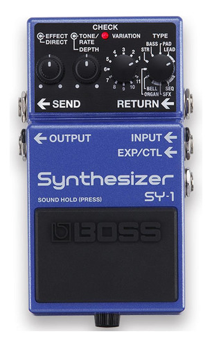 Pedal Boss Sy1 Synthesizer Sintetizador