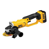 Esmeril Angular Inalámbrico Dewalt Dcg412m2 Amarillo 405 W 220 V + Accesorio