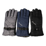 Guantes Moto Invierno Impermeable Deportivo Liso Nieve 