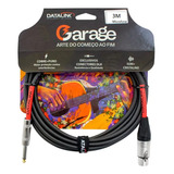 Cabo Para Microfone 3 Metros Xlr(f)-p10 Datalink Garage