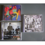 Lote 3 Cd Rolling Stones Importado Stripped Exile Dirty Work