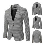 Blazers Casuales A Rayas Para Hombre, Abrigos, Ropa Coreana