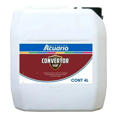 Convertidor De Óxido En Primario Acuario Convertor 4 Litros Color Blanco | Meses sin interés
