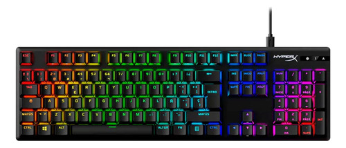 Teclado Mecánico Hyperx Alloy Origins Rgb Pbt Blue Gamer