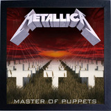 Quadro Metallica Lp Masters Of Puppets Quadro Capa Do Disco