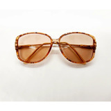 Lentes Sol Gucci Gg2188 Oversized Stone Print Brown Italy 54