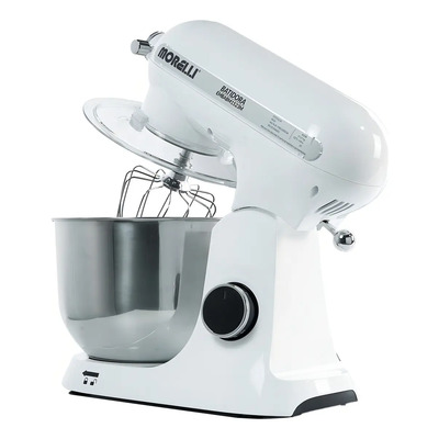 Batidora De Pie Morelli M10500 6 L Con 10 Velocidades, Blanca Blanco 127v / 60hz