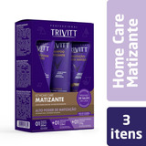 Kit Home Care Trivitt Matizante Com Hidratação Intensiva