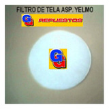 Filtro Motor Aspiradora Yelmo Redondo Blanco De Tela Diametr