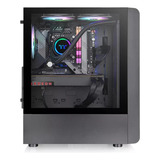 Gabinete Tt S200tg Com Fonte 650w Argb Mid-tower Preto