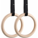 Anillos Gimnasticos De Madera Para Entrenamiento De Fuerza