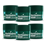 Kit 6 Desodorante Creme Herbissimo Tradicional