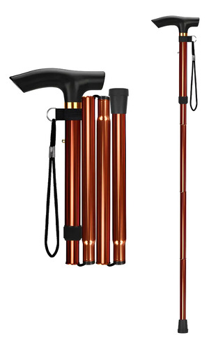 Baston Plegable Ortopedico Ajustable Para Caminar 5 Ajustes