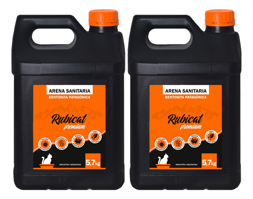 Arena Sanitaria Aglutinante Rubicat Premium 22kg