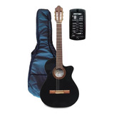 Guitarra Fonseca 38 Con Corte Negra Eq/artec Funda