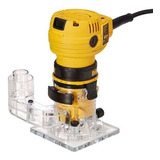 Recortador De Enchapados Dewalt 450 W C/luz Led Y Collet