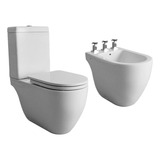 Combo Baño Ferrum Fontana Inodoro+asiento+deposito+bidet 3a