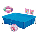 Kit Piscina Infantil 2000 Litros + Bola Inflável + 2 Boias