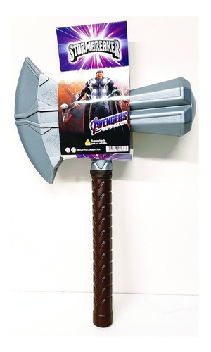 Juego Hacha Plastica Thor Heroe Avengers Regalo Niños Marvel