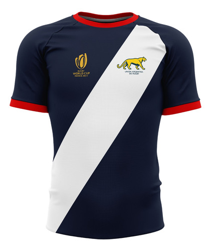 Camiseta De Rugby Los Pumas Suplente Elastizada Stretch
