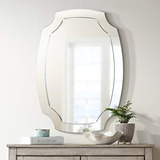 Noble Park Pajaro Cut Corner Oval Vanity Decorativo Espejo D