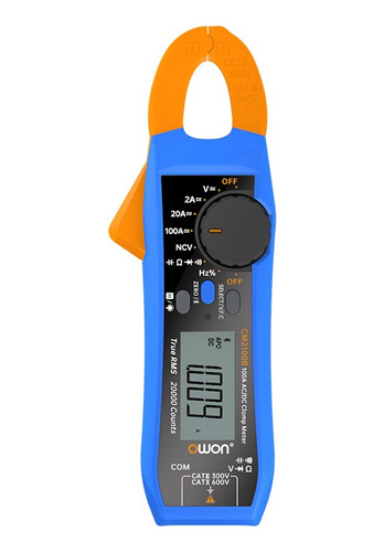 Pinza Amperométrica Owon Cm2100 Cc/ca 100a True Rms 20000 Ct