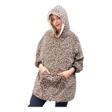 Buzo Oversize Animal Print 