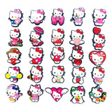 Pack Random  25 Charms Tipo Crocs Hello Kitty  Kawaii Niña