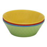 Bowl Plástico Colores 500 Ml 4 Unidades Casa Bonita