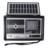 Radio Bafle Parlante Bluetooth Am Fm Sw Usb Sd Carga Solar