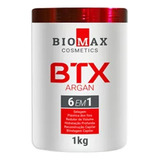 Alisamento Escova Biomax Detok Argan 6 Em 1 Liso Btox 1kg