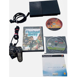 Consola Sony 90010 Playstation 2 Slim Con Control + 3 Juegos