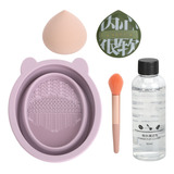Brochas De Maquillaje Para Limpieza, 5 Unidades, Kit De Cuen