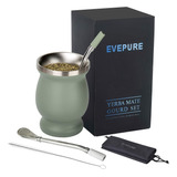 Kit De Bombilla Y Calabaza Para Te Yerba Mate Nuevo Evepure