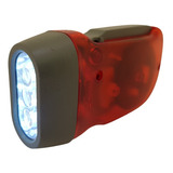 Linterna Led Carga Dynamo Manual Lampara Camping Emergencia