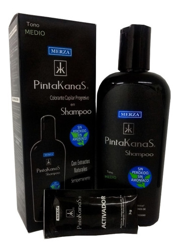 Shampoo Pintakanas Sin Peroxido Ni Amoniaco Varios Tonos