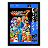 Quadro Decorativo Capa A3 45x33 Super Famicom Megaman 7