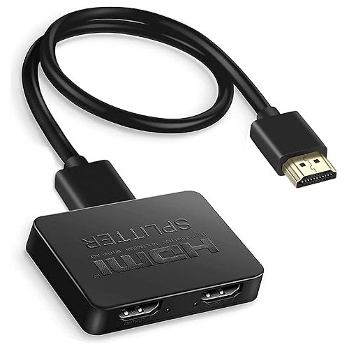 Divisor Hdmi Splitter 1 Entrada 2 Salidas 4k 3d